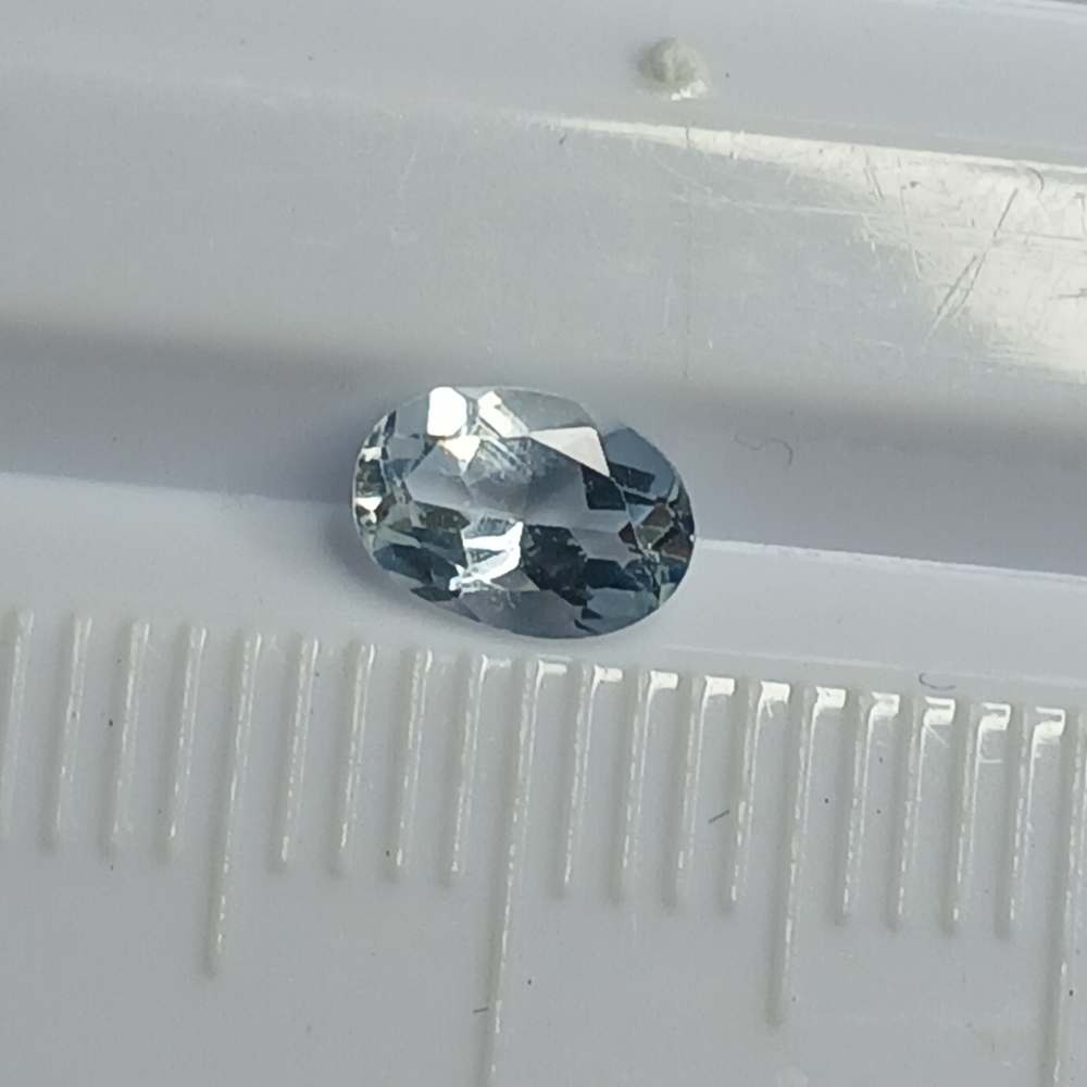 Oval Cut Sky Blue Aquamarime Gemstone 6x4mm